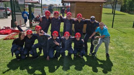 Na izbirnem tekmovanji za mladinsko gasilsko olimpijado 2024 uspešna ekipa mladincev PGD Zg. Tuhinj (4)